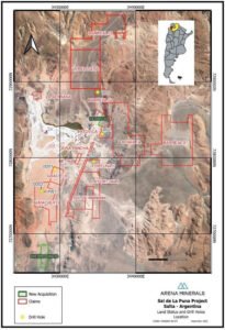 221202 Nuevas adquisiciones de Arena Minerals en Pastos Grandes Salta