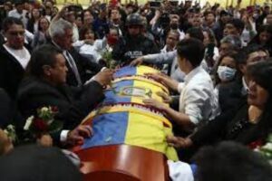 230811 Despedida del candidado presidencial Fernando Villavicencio asesinado en Ecuador