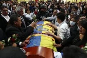 230811 Despedida del candidado presidencial Fernando Villavicencio asesinado en Ecuador