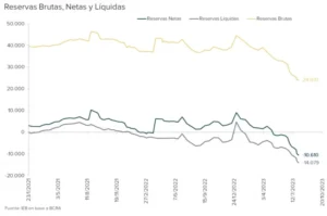 230812 Evolución de las Reservas en moneda extranjera del Banco Central de la República Argentina 64d56f086356a__780x780