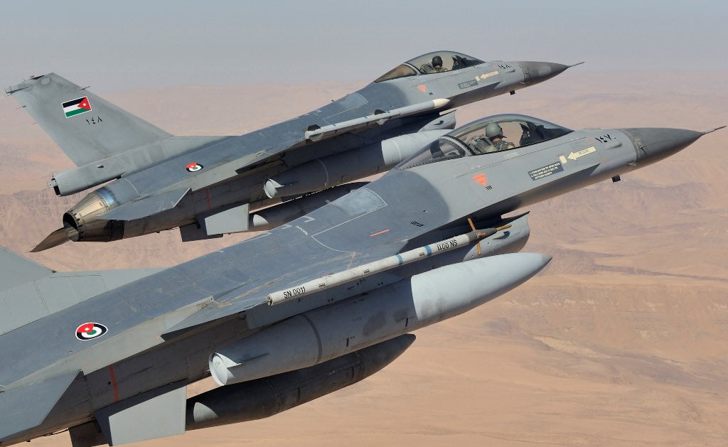 Aviones de combate de la Real Fuerza Aérea de Jordania
