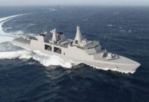 El diseño Arrowhead 140 se convirtió en la fragata Tipo 31 de la Marina Real Británica y en la que Chile está interesado para construir en astilleros propios y equiparse con 8 unidades.