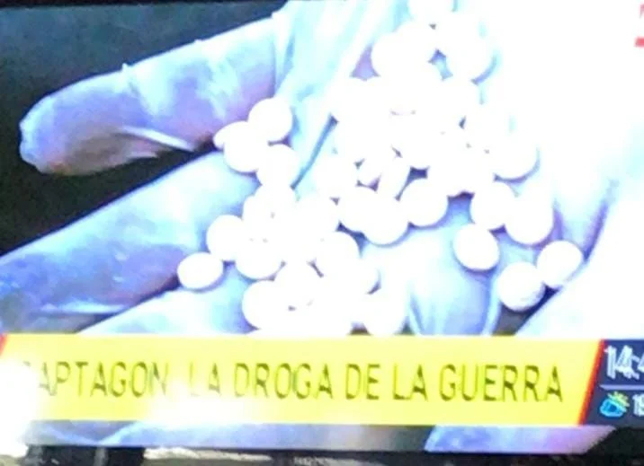 Captagón, la droga encontrada entre los atacantes de Hamás, abatidos el 7 de octube pasado.