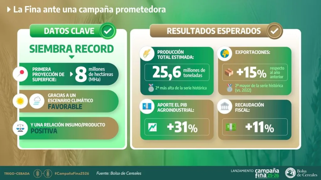 Argentina ha mantenido un nivel de exportaciones de trigo relativamente estable, con un promedio de 10 millones de toneladas anuales, mientras que otros países exportadores continúan ampliando su participación.