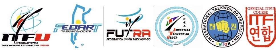 Organizaciones de Taekwon-do responsables del Curso de Instructor Internacional Oficial de la ITFU.