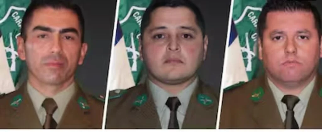 Sergio Antonio Arévalo Lobo, Carlos José Cisterna Navarro y Misael Magdiel Vidal Cid, los carabineros asesinados en Chile