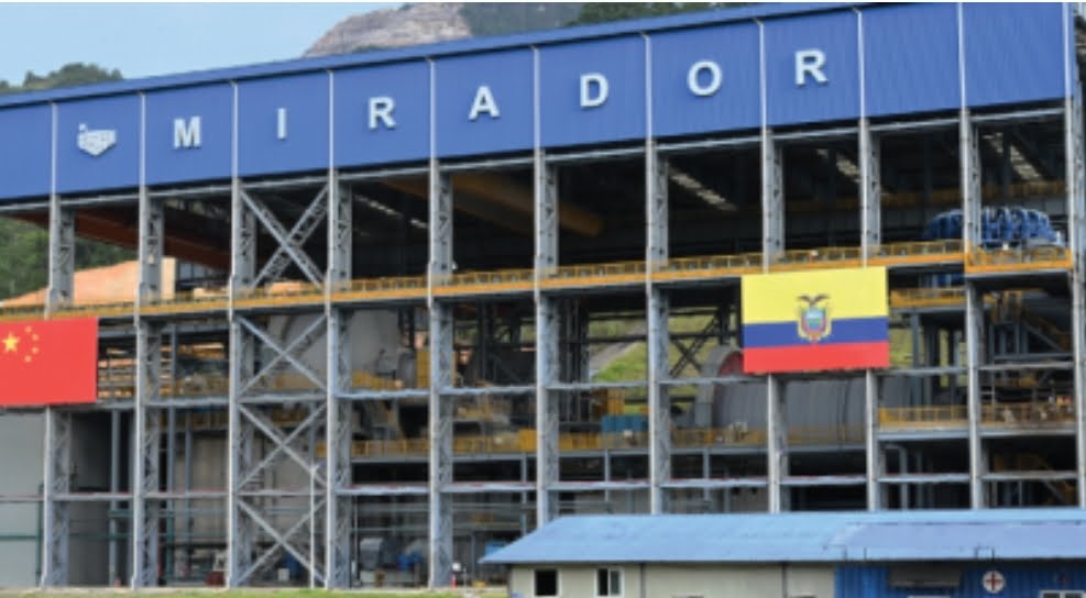 Imagen referencial de la primera fase de la mina de cobre Mirador, en Zamora Chinchipe. Foto Sitio web Ecsa.