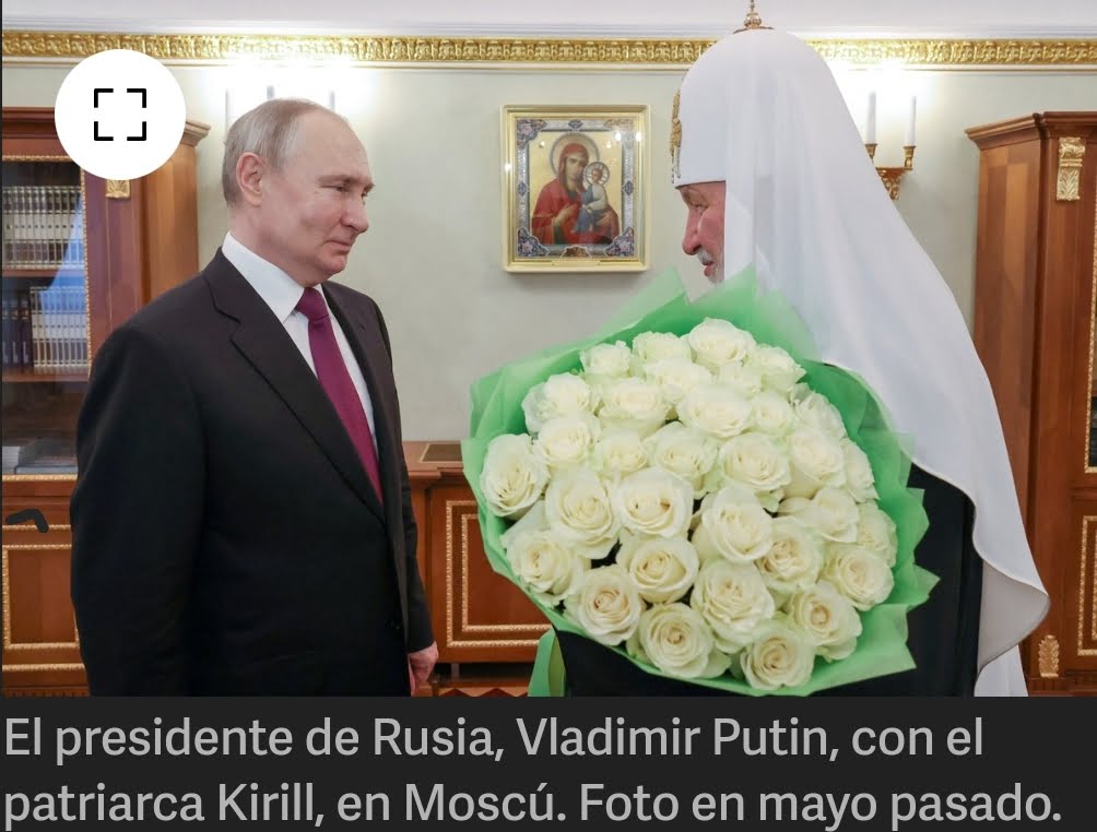 El Papa Francisco no ignora la cercanía personal e ideológica del Patriarca Kirill, máximo líder de la Iglesia Ortodoxa Rusa con el presidente de Rusia, Vladimir Putin.