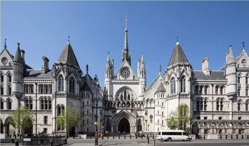 Real Corte de Justicia en Londres, donde se realizó el juicio. (Foto: web)