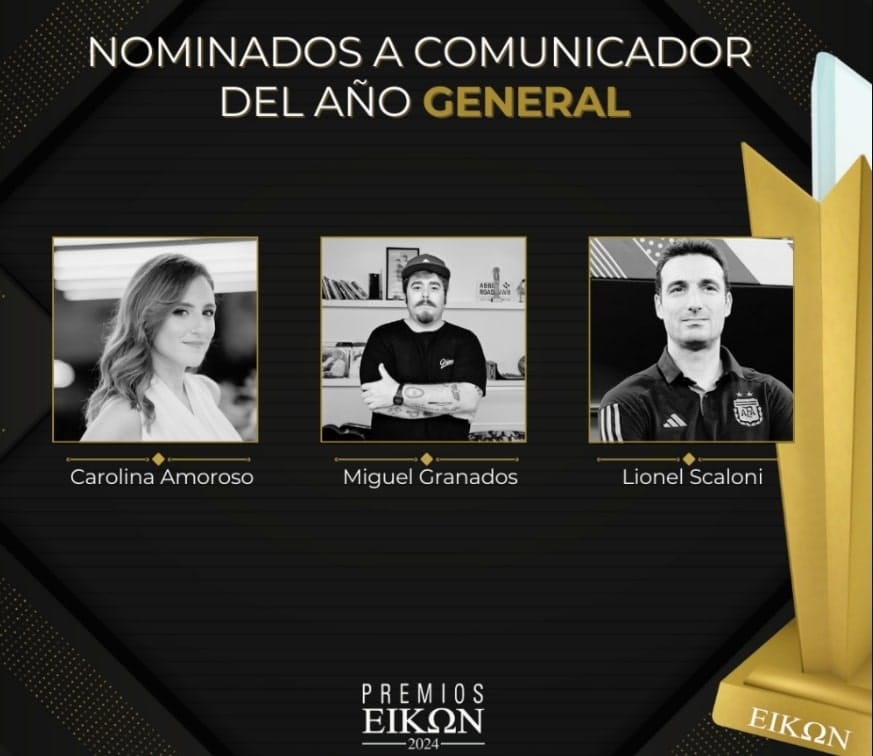 Los Premios Eikon se conocerán el 19 de noviembre. 