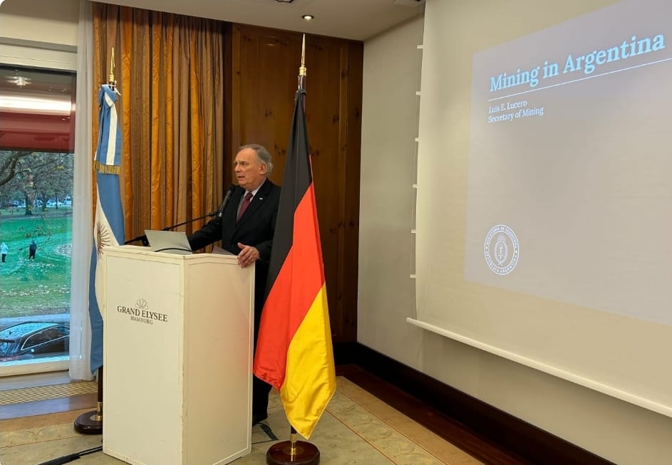 Argentins presentó en Alemania sus activos mineros.