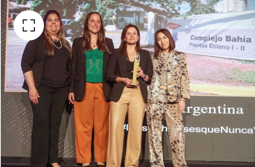 El equipo de Dow (de izquierda a derecha): María Sol Orts, Guadalupe Delatorre, Sofia Lobo, Julieta Arias.