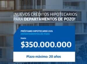 Nuevos créditos hipotecarios del Banco Ciudad para compra de viviendas desde el pozo a través de la figura de "hipoteca de bien futuro".