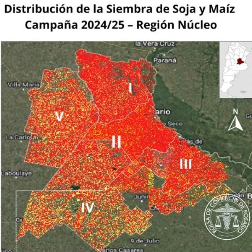 Fuente; GEA Guía Estratégica para el Agro. Bolsa de Comercio de Rosario 