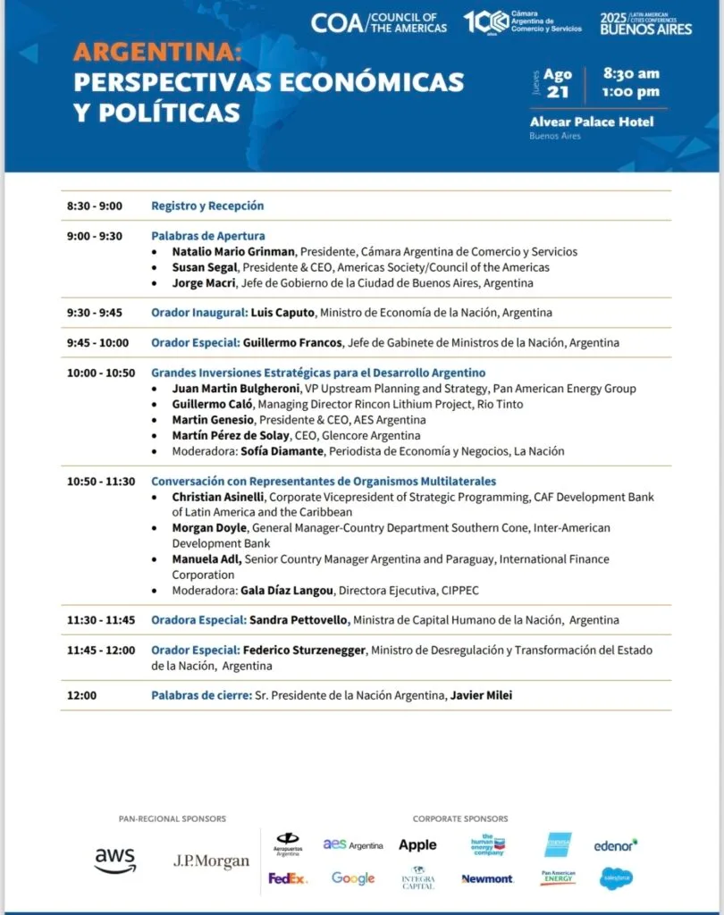 Glencore y Río Tinto expondrán inversiones en minería argentina