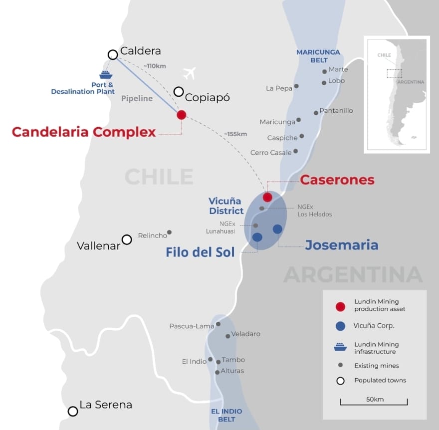 La mayor inversión minera extranjera de la historia argentina, definió Pablo Quirno refiriéndose al proyecto Vicuña, de cobre, oro y plata ubicado en San Juan.