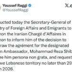 Líbano expulsa al embajador de Irán