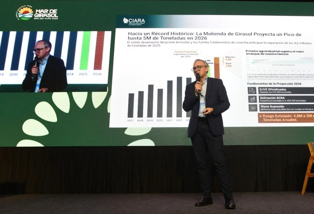 Argentina puede duplicar exportaciones del complejo girasol en 5 años