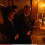Milei visitó el Santo Sepulcro en Jerusalén