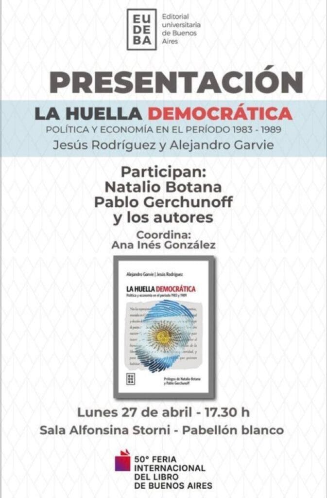 La huella democrática de los primeros 16 años de la actual secuencia institucional es el eje del libro de Jesús Rodríguez y Alejandro Garvie.